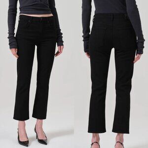 Citizens of Humanity Isola Mid‎ Rise Cropped Boot Plush Black